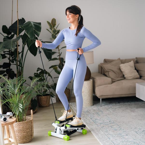 S3033 STEPPER CON CORDE (VERDE-BIANCO) - immagine 3