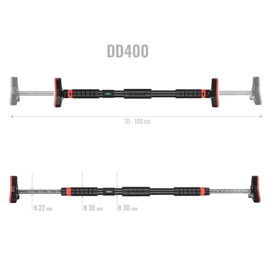 DD400 BARRA PULL UP PER PORTA 70-100 CM - immagine 3