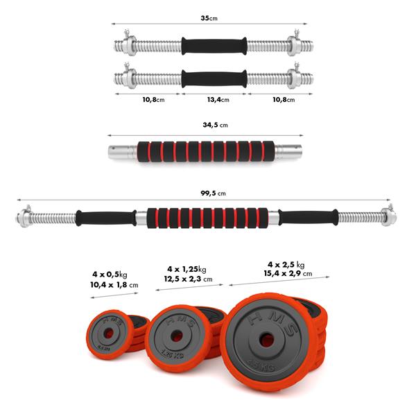 SGGX20 SET MANUBRI REGOLABILI 20 KG - immagine 7