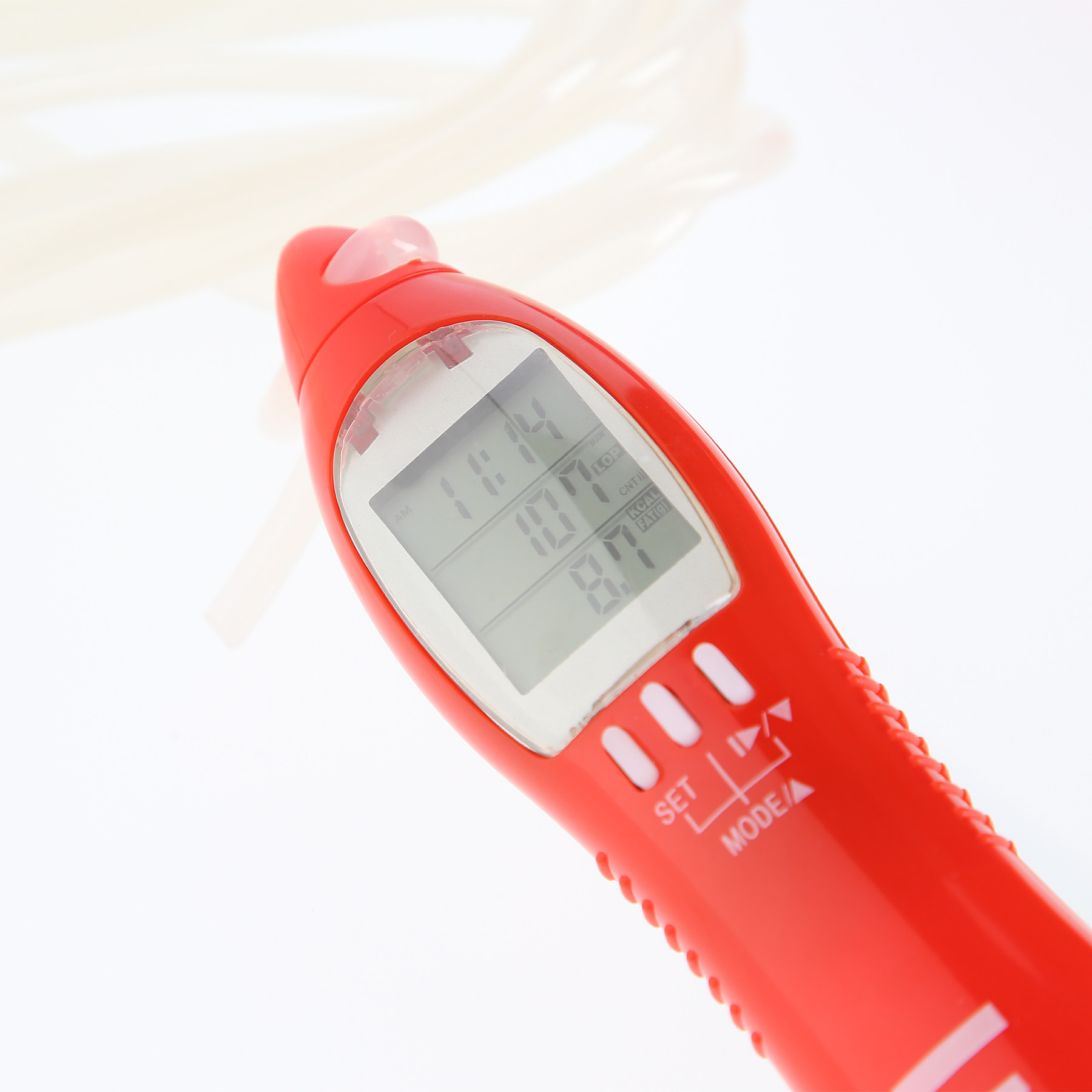 SK46 CORDA PER SALTARE BAINCA E ROSSA CON CONTATORE - immagine 4