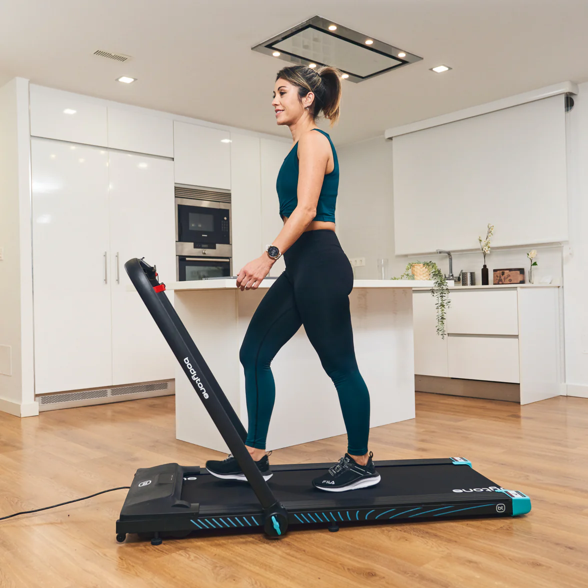 Active Run 100 Bodytone – Tapis Roulant Pieghevole Salvaspazio - immagine 6