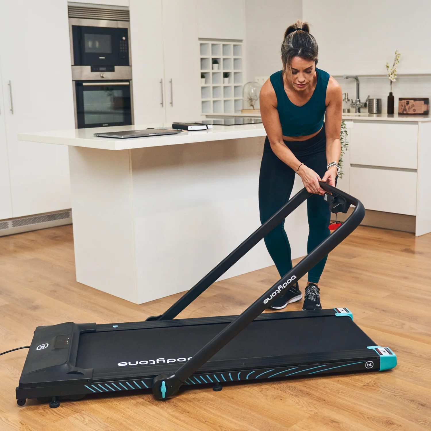 Active Run 100 Bodytone – Tapis Roulant Pieghevole Salvaspazio - immagine 5